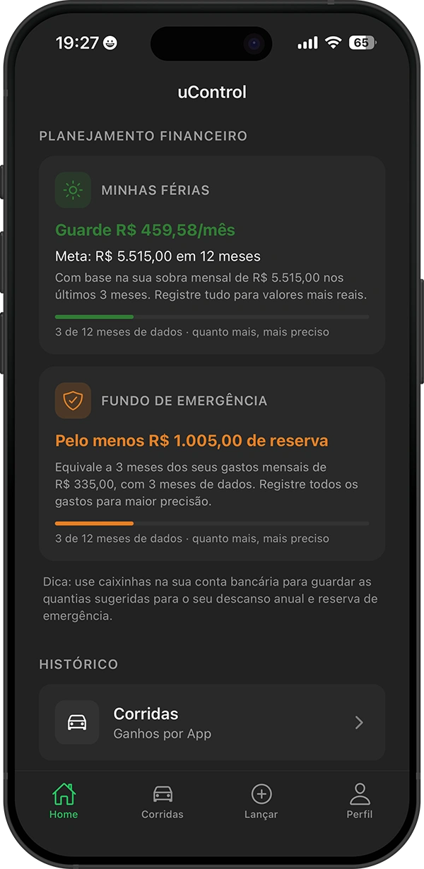 Painel do uControl
